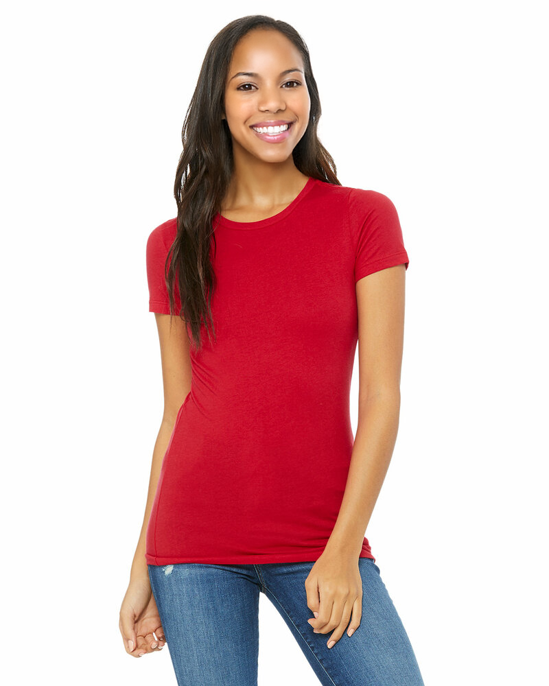 H3001 Womens High Quality 95% Cotton 5% Elastane Cotton Fitted T-Shirt