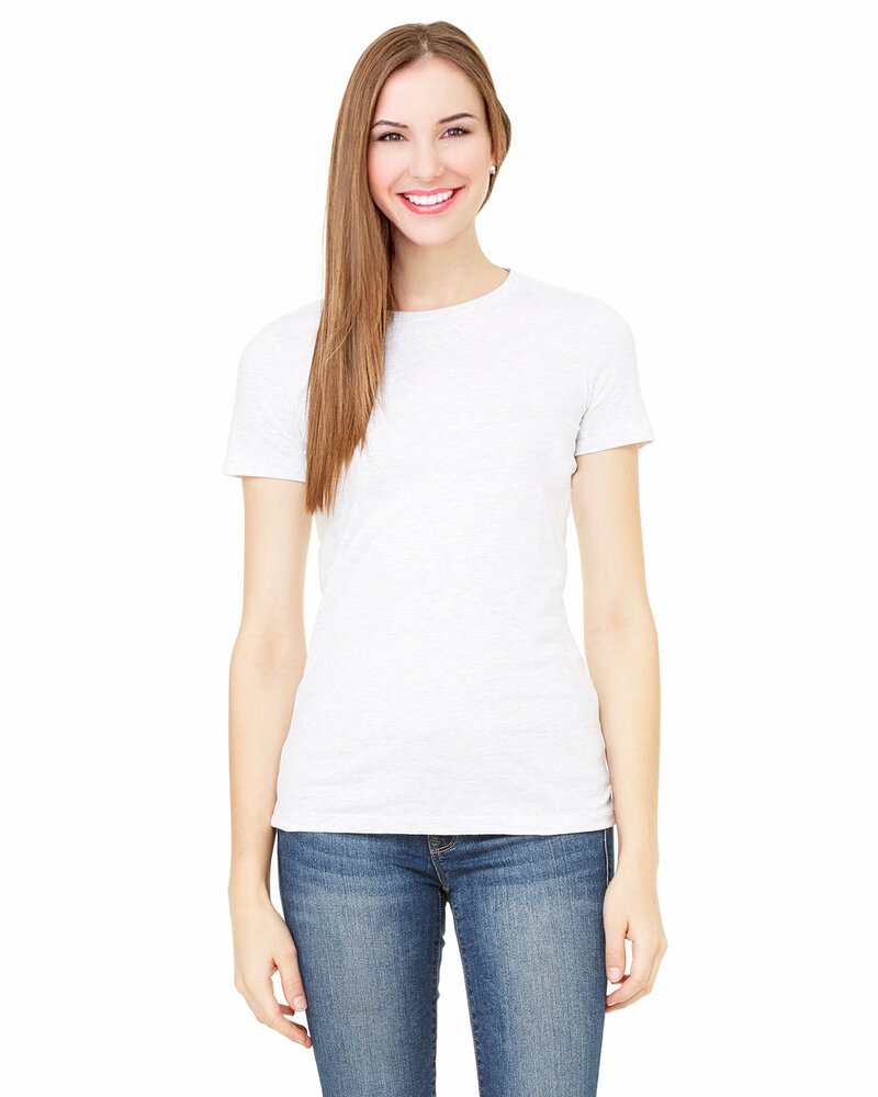 H3001 Womens High Quality 95% Cotton 5% Elastane Cotton Fitted T-Shirt