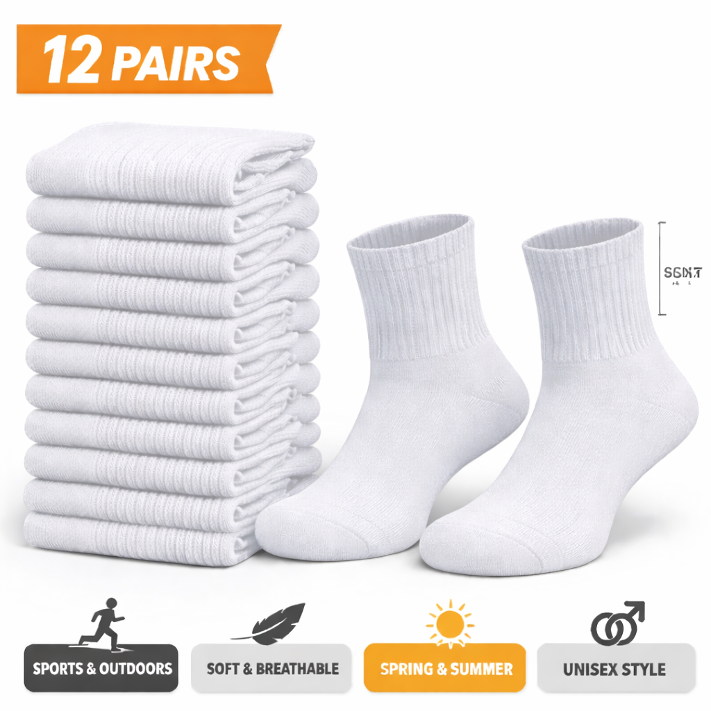 BSI 806 Basicstyle Premium Crew Sports Socks