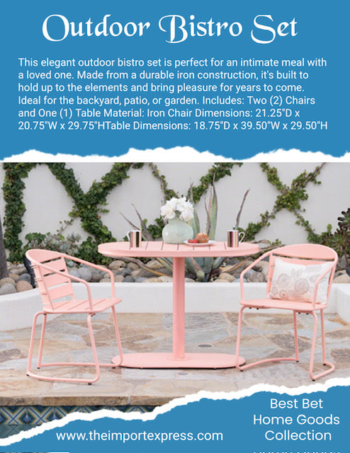 6205 Outdoor Bistro Set