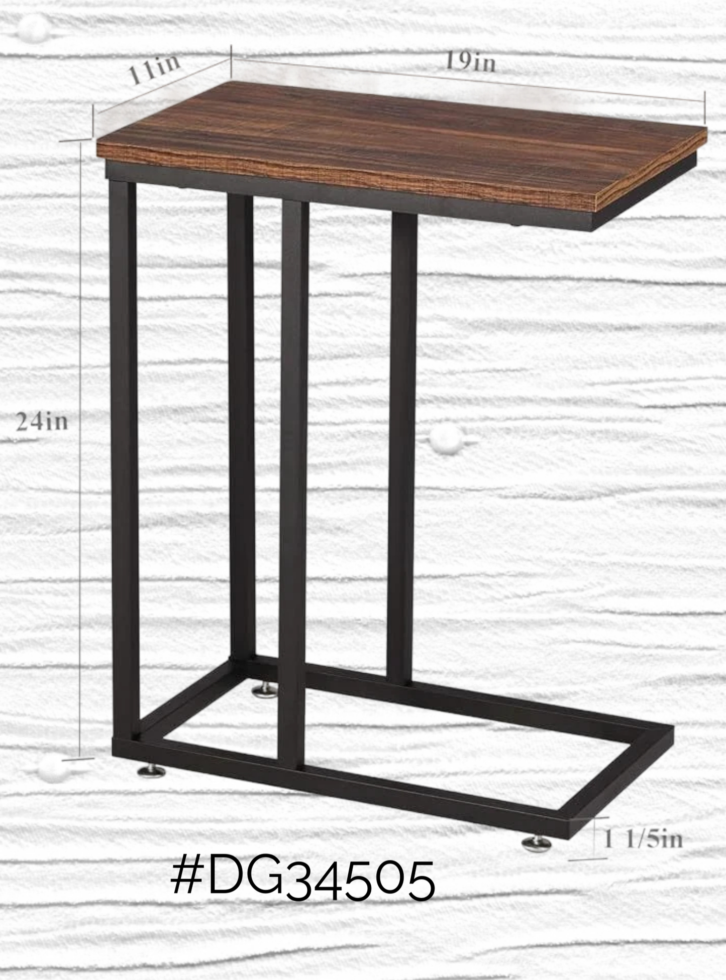 DG34504 Tyler Technology C-Table - Black