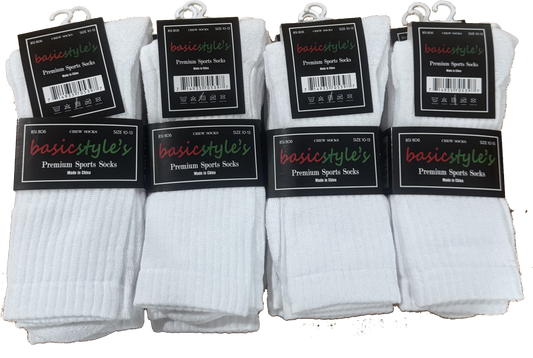 BSI 806 Basicstyle Premium Crew Sports Socks