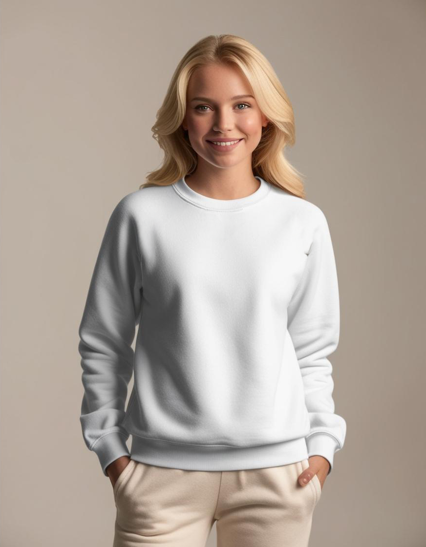 H9001 Premium Blended Crewneck Sweatshirt